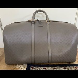 Gucci Diamante Leather Carry-On Duffel Bag,Medium